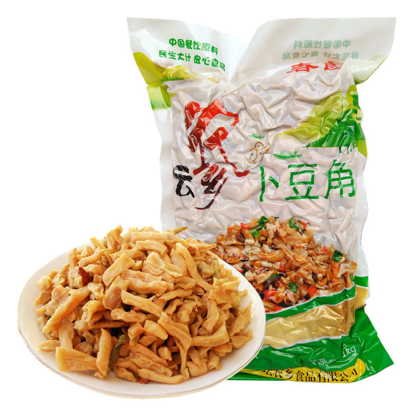 湖南特产卜豆角农家自制坛子菜1000克袋装豇豆下饭菜商用扑豆角干