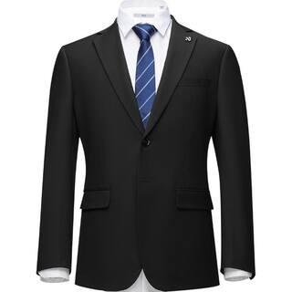 海澜之家轻商务经典西服套装结婚礼服春夏新职场黑色正式西装男士