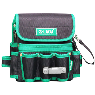 老A多功能水电工腰包可斜跨维修工具包电钻包加厚耐磨木工收纳包