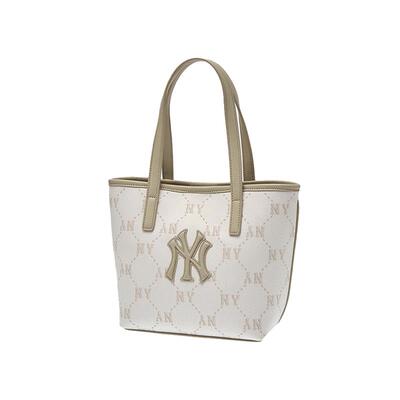 【自营】MLB男女情侣经典时尚迷你钻石老花托特包26春季新款ORMJ