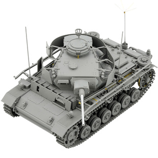 恒辉模型 边境 BT048 1/35 三号指挥坦克K型 附带侧裙甲 拼装模型