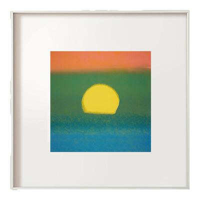 AndyWarhol日出自粘油画布画芯