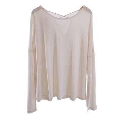 共妍新款古典舞蹈生镂空长袖罩衫