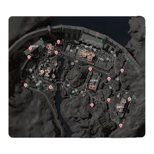 三角洲游戏地图资源点鼠标垫大尺寸来图定制大坝地图航天长弓监狱