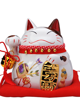 日本进口猫舍道乐堂本铺招财猫