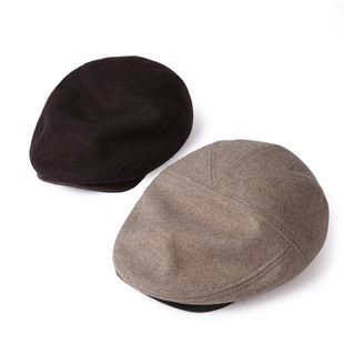mrduck奢品级 进口英国Marling&Evans羊羔毛鸭舌帽秋冬男女帽子