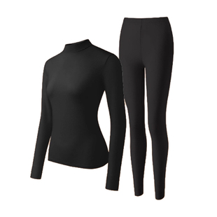 俞兆林纯棉秋衣秋裤女套装薄款线衣线裤中高领棉毛衫保暖内衣冬季