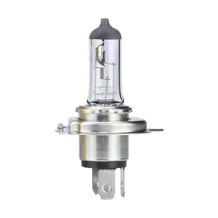摩托车踏板车飞利浦12V55W前大灯HS1三爪H4远近光一体35W黄光灯泡