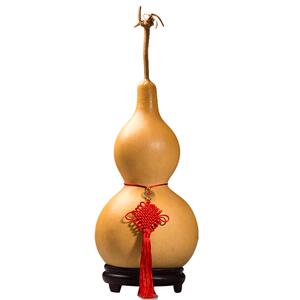 天然真文玩宝巨型特大小葫芦挂件带龙头木胡芦工艺品客厅门口摆件