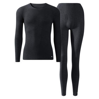 有内男士保暖内衣男款新纯棉A类棉绒感加厚防寒打底秋衣秋裤套装