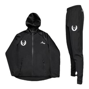 沃兰迪专业田径运动跑步比赛体考训练马拉松速干外套长裤套装男