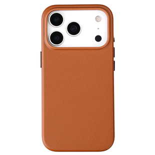 适用iphone17手机壳酷安酷品苹果新品promax皮革保护套定制AI相机按键磁吸外壳PU环保素皮抗指纹男士商务简约