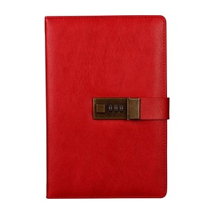 复古密码本带锁指纹多功能创意笔记本子文艺精致加厚日记本简约