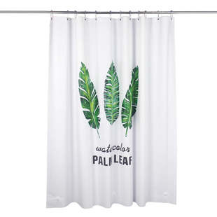 浴室隔断帘子干湿分离浴廉PEVA防水布沐浴免打孔套装窗帘送挂钩