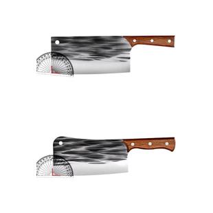 龙泉菜刀厨师专用手工锻打厨房刀具官方旗舰店正品斩切刀砍骨头刀