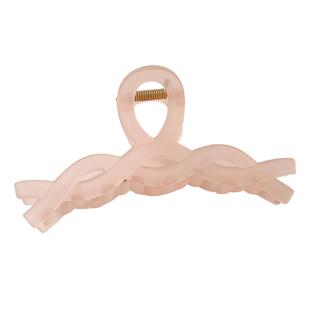 浅浅的少女粉~ 抓夹后脑勺大号磨砂鲨鱼夹子头饰发夹2025新款高端