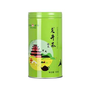 天福茗茶 浙江新昌大佛龙井绿茶茶叶 2025散装雨前绿茶100g