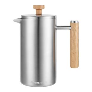 缤享不锈钢法压壶咖啡壶法式双层保温家用过滤咖啡器具套装大容量