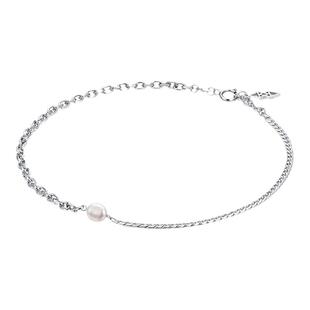 KLINKLIN天然淡水珍珠拼接锁骨项链小众设计中性精致不掉色钛钢