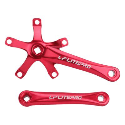 LP litepro折叠车方孔曲柄130BCD45/53/56齿单盘412改装牙盘套装