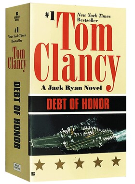 华研原版 美日开战 英文原版小说 Debt of Honor 军事反恐小说 Tom Clancy 汤姆克兰西 Jack Ryan 杰克瑞安系列 英文版进口书正版