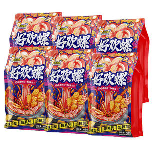 好欢螺螺正宗广西柳州特产蛳粉加辣加臭螺丝粉400gx3袋方便速食