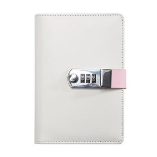 密码锁活页手帐本儿童节带锁扣日记本记事本简约学生文具笔记本子