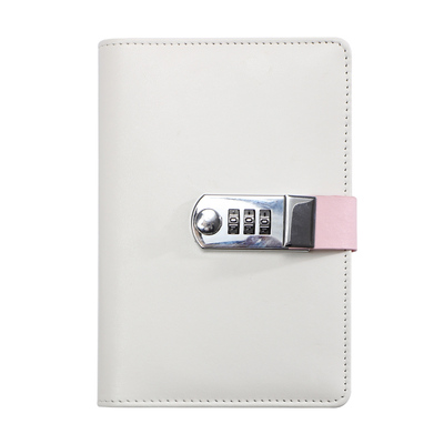 密码锁活页手帐本儿童节带锁扣日记本记事本简约学生文具笔记本子