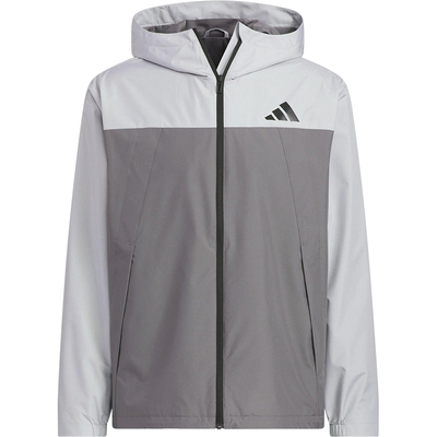 Adidas/阿迪达斯正品2025新款男女同款拼接宽松户外外套KB1752