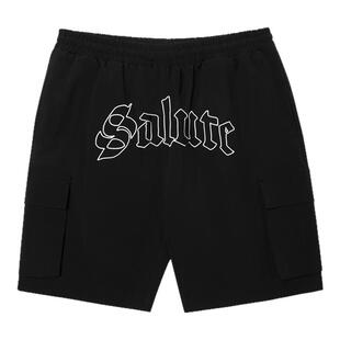 【AFGK*CLOTTEE】联名款 立体刺绣 Salute 短裤 马思唯 陈冠希