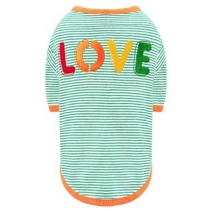 MOEPIE狗狗衣服开春泰迪比熊雪纳瑞西高地幼犬背心全棉四季通用