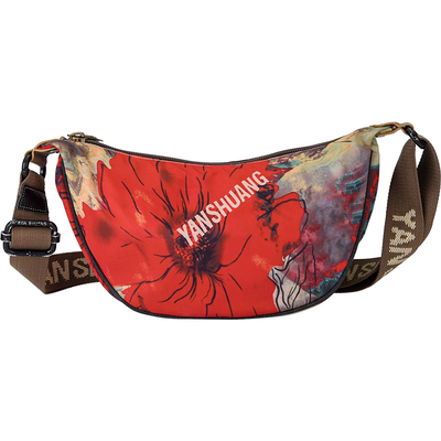 阎双月牙包徐丽同款国潮斜挎包