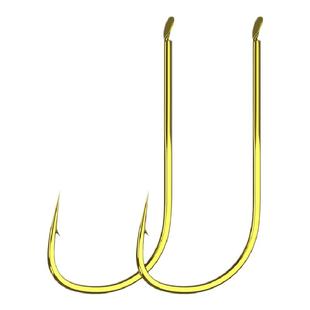 金袖钓鱼钩散装日本进口正品钩鱼溪流袖钩极细条细地无倒刺鲫鱼勾