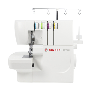 国补缝纫机胜家锁边机S0105家用包缝小型2/3/4线密拷吃厚包边拷边