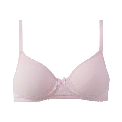 棉质青春期学生透气运动风文胸