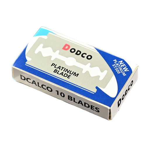 正品DODCO双面刀片韩国进口材质剃须刀片刮胡刀片理发店专用刀片