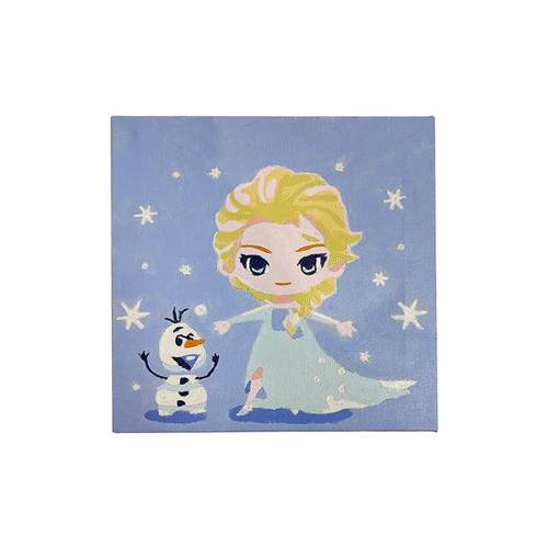 儿童玉桂狗库洛米数字油画手工diy油彩画填色画20*20全棉卡通涂鸦