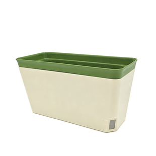 室内窗台简约花盆懒人自吸水种菜神器香菜蔬菜番茄长条专用种植盆