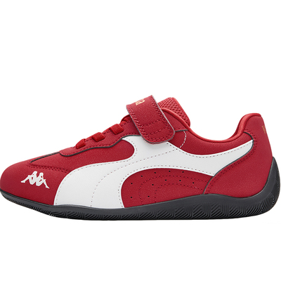 KappaKids女童儿童板鞋红色透气