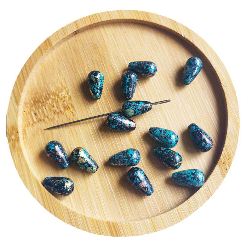 多色饰品亚克力复古铜绿花纹diy