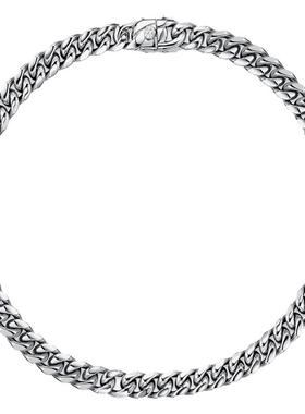 古巴男士钛钢欧美小众设计感项链