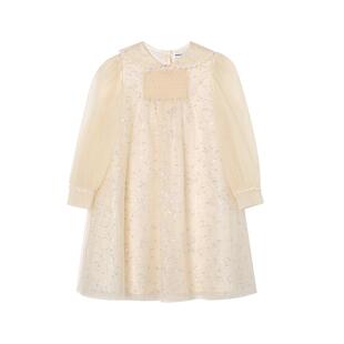 RBIGX瑞比克童装官方正品秋季生日宴会礼服裙女孩高级公主连衣裙