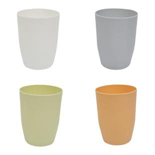 刷牙杯圆形漱口杯塑料水杯洗漱杯子刷牙牙缸绿色喝水杯子批发小号