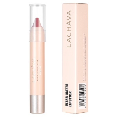 跨境热卖LACHAVA8色哑光口红笔防水不沾杯唇线笔勾线唇笔彩妆