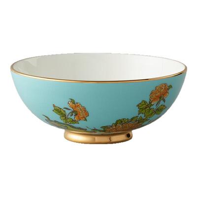 夫人瓷西湖蓝餐具散件 饭碗/汤盘/斗碗/调羹（包装）