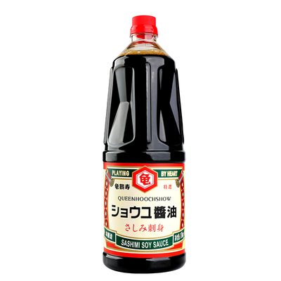 龟鹤寿日式三文鱼海鲜刺身酱油