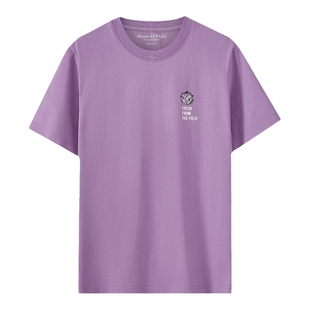 Marc O'Polo/MOP 2025春夏新款纯棉小洋蓟字母印花短袖T恤男女款