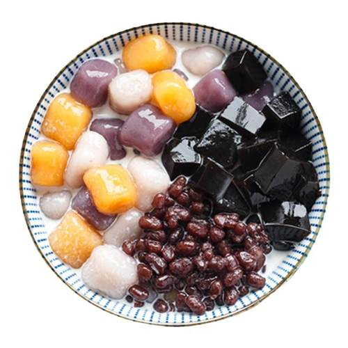 台湾三色芋圆纯手工成品芋圆混合小圆子鲜芋仙汤圆奶茶甜品500g*2