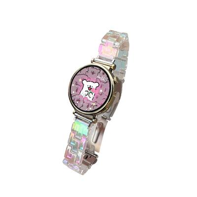 适用vivo手表watch5表带三株树脂vivowatchgt手表带夏天iQOO智能运动手表表链watch3/2/1女生时尚高级配件