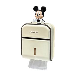 卫生间纸巾盒厕所壁挂式置物架抽纸盒卷纸防水厕纸盒免打孔壁挂式